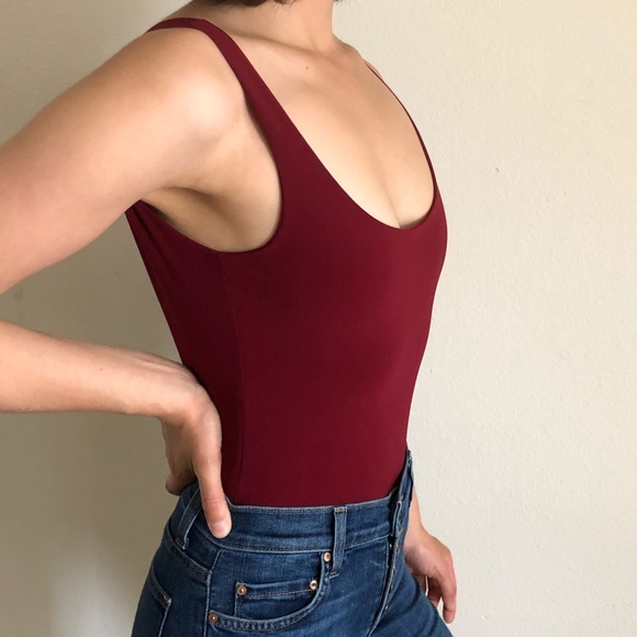 Red tank top body suit - Picture 2 of 4